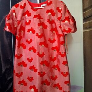 Trina Turk cocktail dresses,  size 10, color coral,orange gold